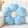 Flower Pillow, Cute Decorative Throw Pillow (White, 15 Inches) | Flower Shaped Pillow, Decorative Throw Pillows for Bed Couch, Cute Daisy Pillow Dorm Decor Floor Seating Cushion