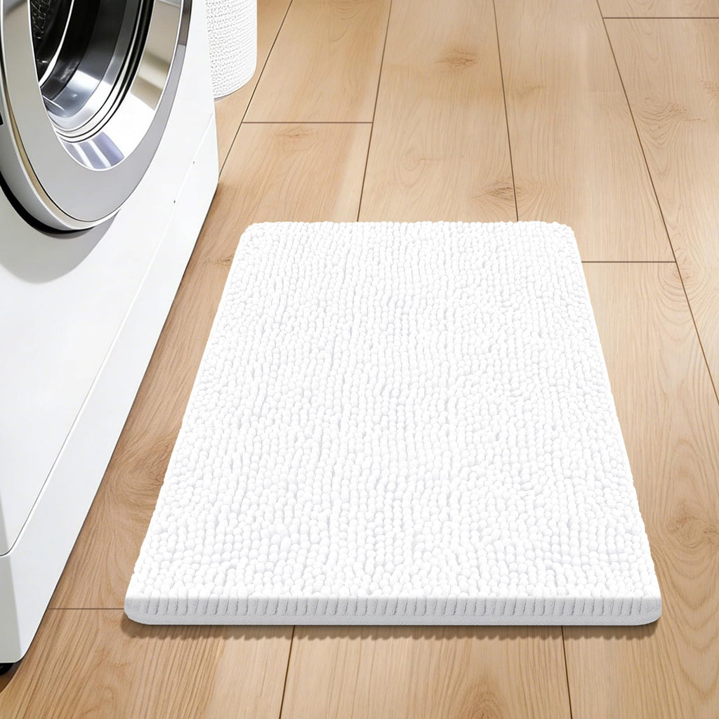 Bcoimo Bathroom Rugs 24x17, Bath Mats for Bathroom Non Slip with Rubber Backing,High Absorbent Microfiber Bath Rugs Quick Drying, Machine Washable, Durable Decor