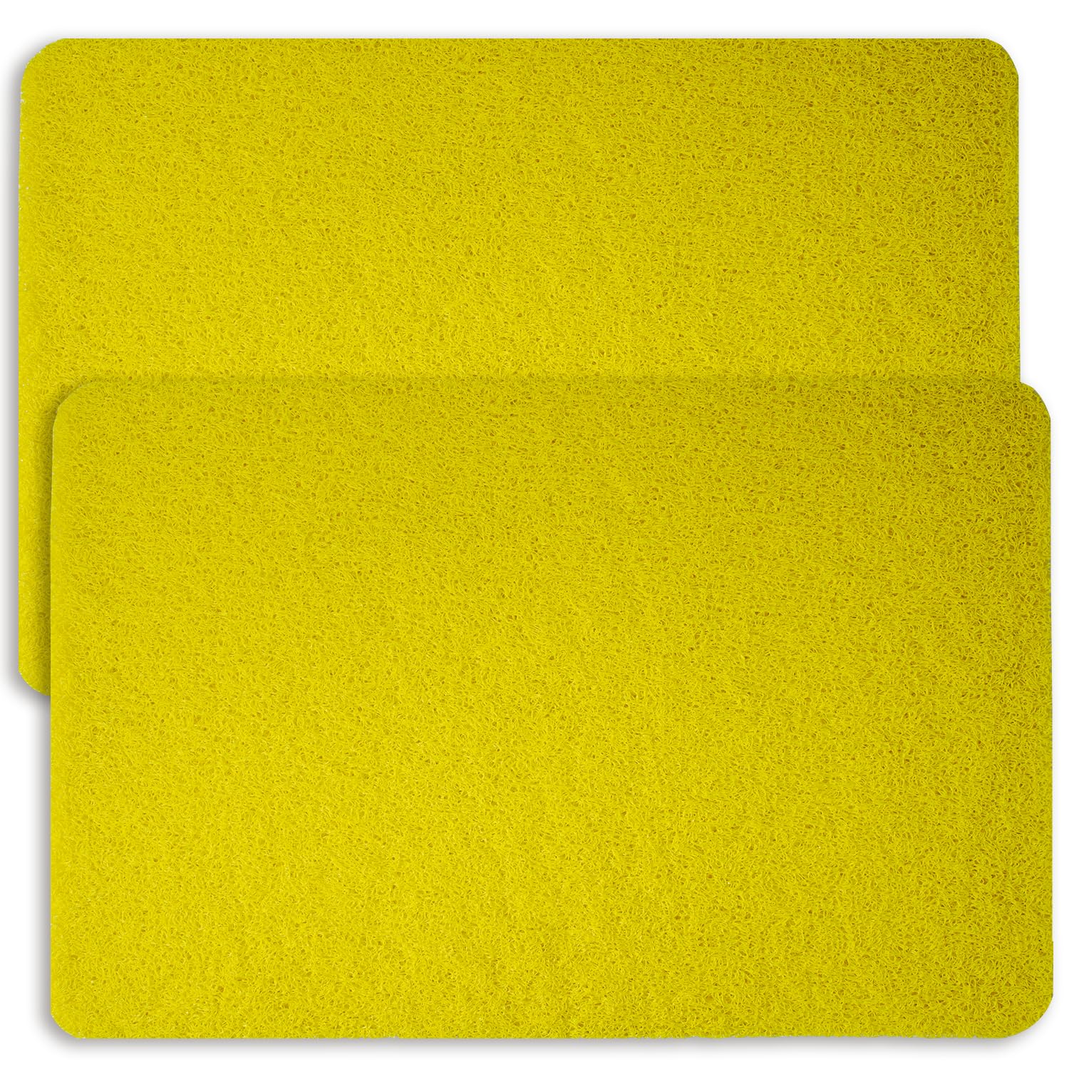Hargiis Non Slip Bathtub Mat, Foot Scrubber Anti Slip Fast Drying Shower Mat for Tub, Floor,Bathroom, Home, Kitchen, Hotel, Beige, 24x16 Inches