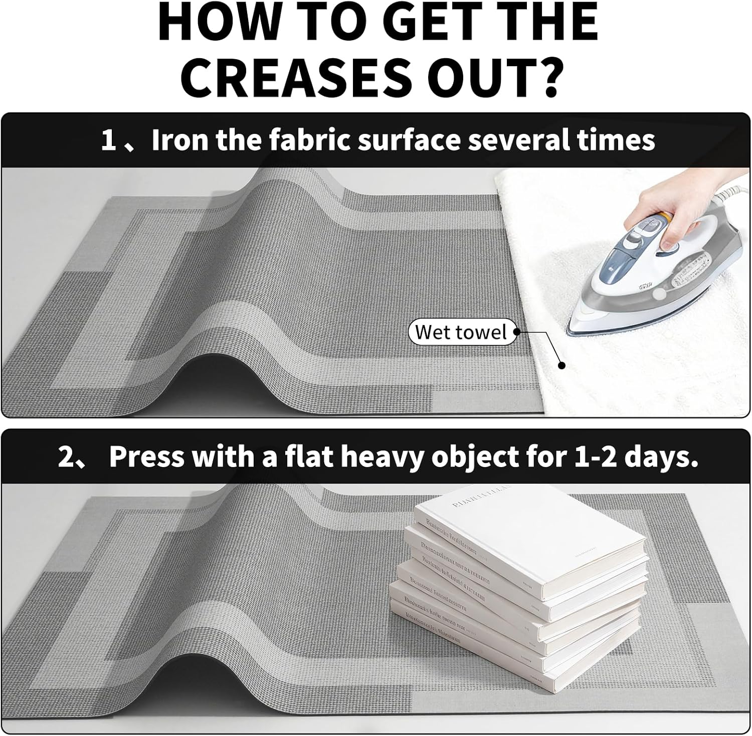 YDKGL Non Slip Bath Mat, Rubber Backing Ultra Thin Bathroom Rugs Fit Under Door Quick Dry Super Absorbent Washable Bath Rug Shower Mat for Bathroom Floor Bathtub Shower Sink, Easy Care Gray 16"x 24"