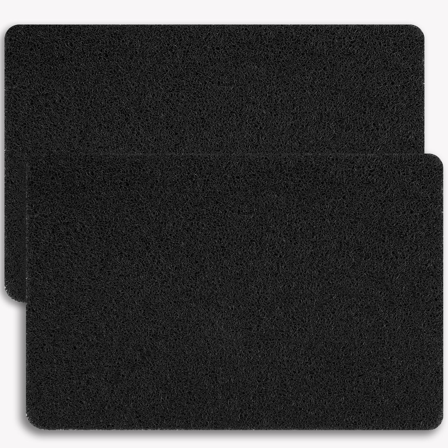 Hargiis Non Slip Bathtub Mat, Foot Scrubber Anti Slip Fast Drying Shower Mat for Tub, Floor,Bathroom, Home, Kitchen, Hotel, Beige, 24x16 Inches