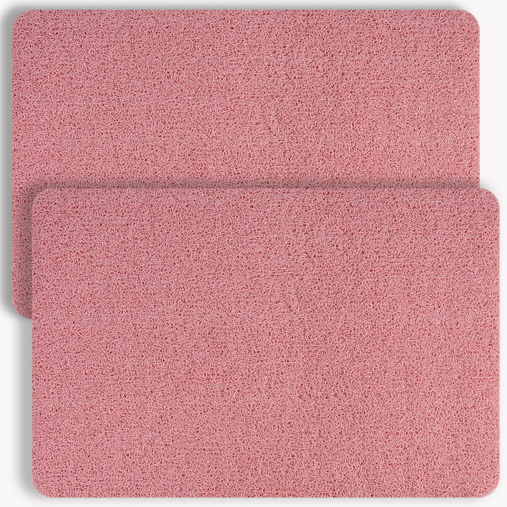 Hargiis Non Slip Bathtub Mat, Foot Scrubber Anti Slip Fast Drying Shower Mat for Tub, Floor,Bathroom, Home, Kitchen, Hotel, Beige, 24x16 Inches