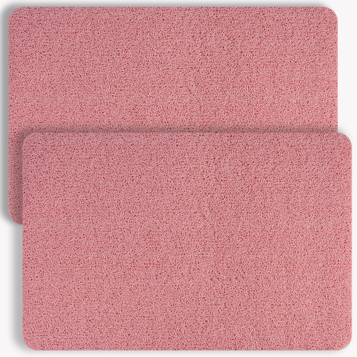 Hargiis Non Slip Bathtub Mat, Foot Scrubber Anti Slip Fast Drying Shower Mat for Tub, Floor,Bathroom, Home, Kitchen, Hotel, Beige, 24x16 Inches
