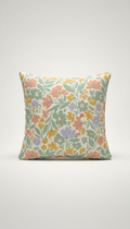 Bold floral decorative pillow